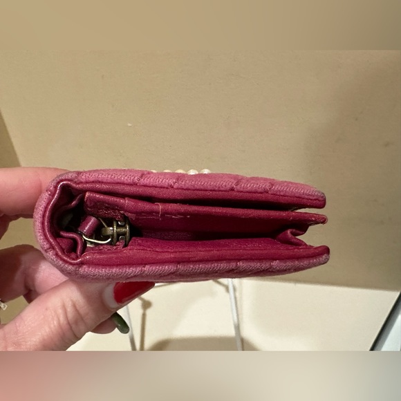 Gucci Pink Velvet Small Love GG Marmont Wallet w/box and dustbag - Picture 4 of 13